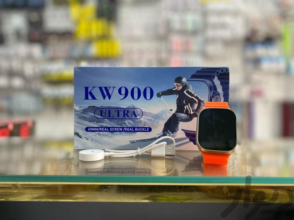 ساعت هوشمند kw900 ultra مشکی