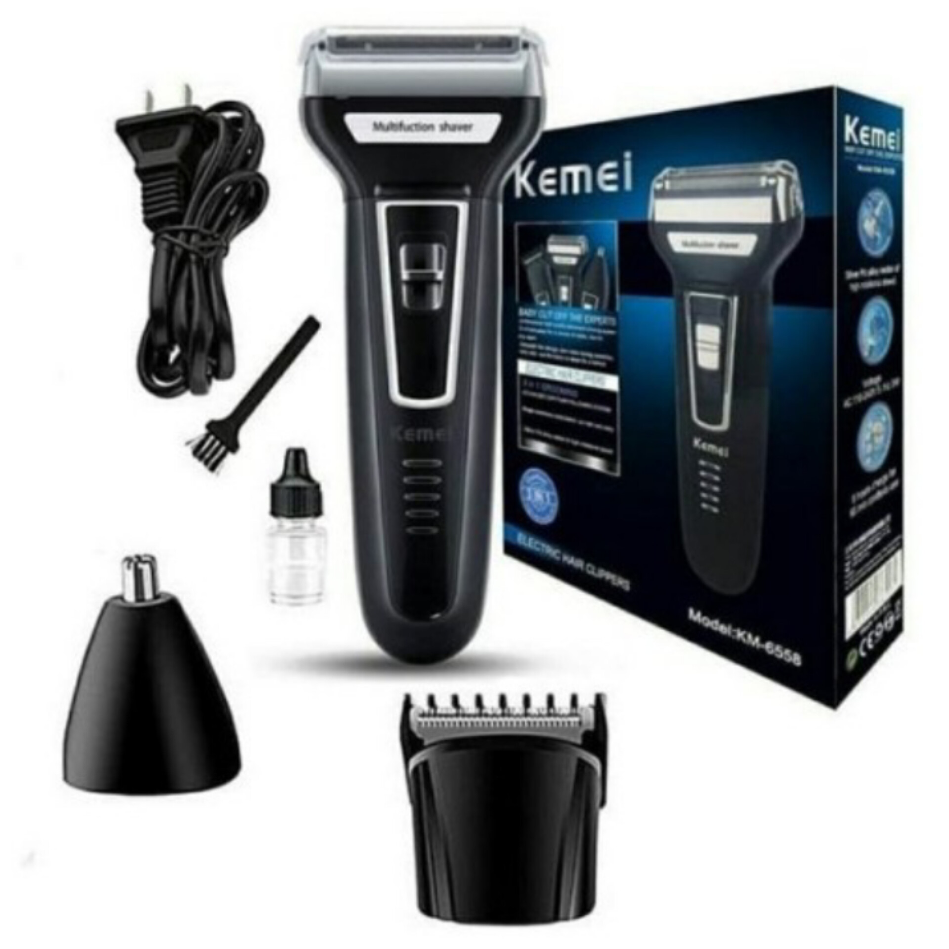 ماشین اصلاح سه کاره کیمی مدل KM-6558 hair trimmer