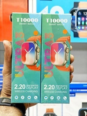 ساعت هوشمند T10000 Ultra3 با بند سیلیکونی